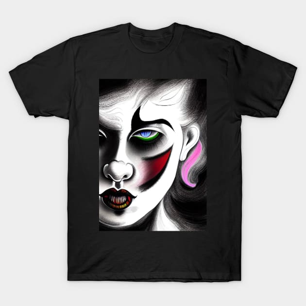 MOODY CLOWN T-Shirt by sailorsam1805